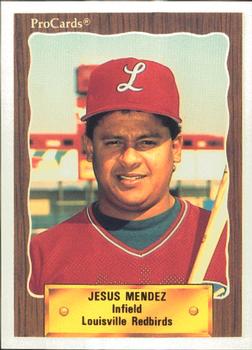 1990 ProCards #411 Jesus Mendez Front