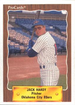 1990 ProCards #425 Jack Hardy Front