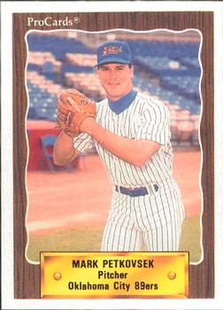 1990 ProCards #432 Mark Petkovsek Front