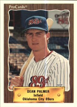 1990 ProCards #441 Dean Palmer Front