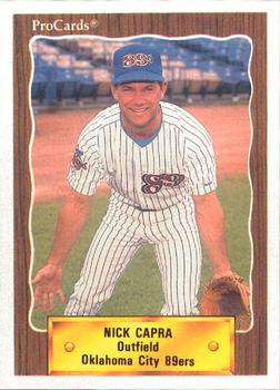 1990 ProCards #443 Nick Capra Front