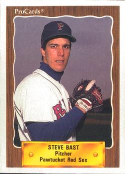 1990 ProCards #452 Steve Bast Front