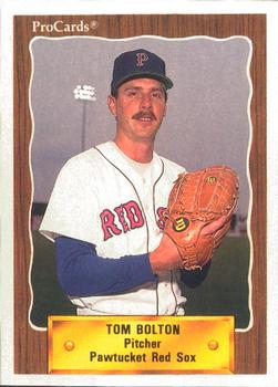 1990 ProCards #453 Tom Bolton Front