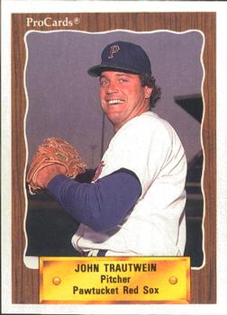 1990 ProCards #463 John Trautwein Front