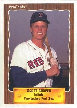 1990 ProCards #467 Scott Cooper Front