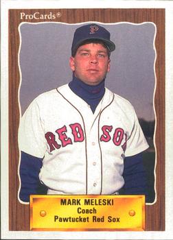 1990 ProCards #478 Mark Meleski Front