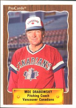 1990 ProCards #506 Moe Drabowsky Front