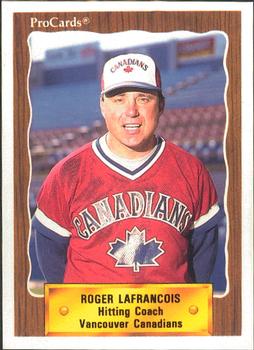 1990 ProCards #507 Roger LaFrancois Front