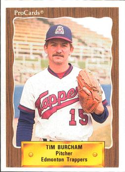 1990 ProCards #511 Tim Burcham Front
