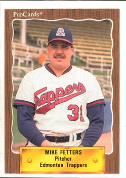 1990 ProCards #514 Mike Fetters Front