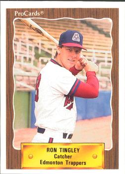 1990 ProCards #520 Ron Tingley Front