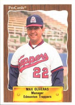 1990 ProCards #531 Max Oliveras Front