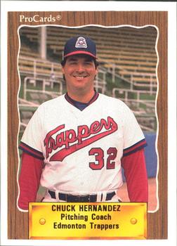 1990 ProCards #532 Chuck Hernandez Front