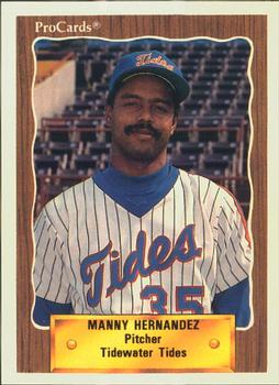 1990 ProCards #538 Manny Hernandez Front