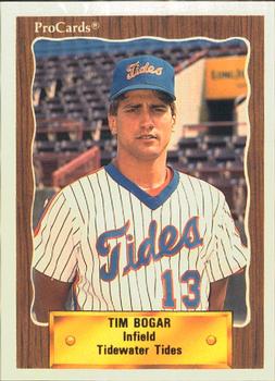 1990 ProCards #549 Tim Bogar Front