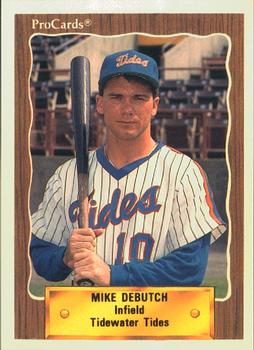 1990 ProCards #550 Mike Debutch Front