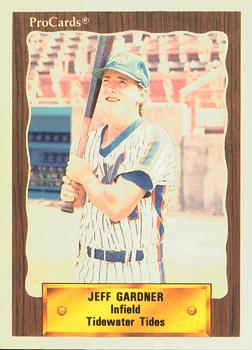 1990 ProCards #551 Jeff Gardner Front