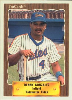1990 ProCards #552 Denny Gonzalez Front