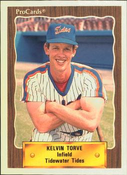 1990 ProCards #554 Kelvin Torve Front