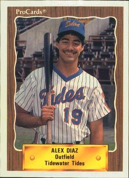 1990 ProCards #555 Alex Diaz Front