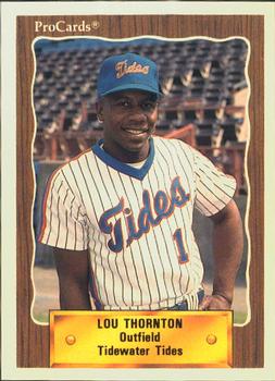 1990 ProCards #559 Lou Thornton Front