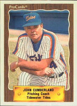1990 ProCards #561 John Cumberland Front