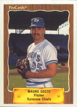 1990 ProCards #565 Mauro Gozzo Front