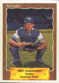 1990 ProCards #573 Andy Dziadkowiec Front