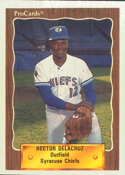 1990 ProCards #583 Hector De La Cruz Front