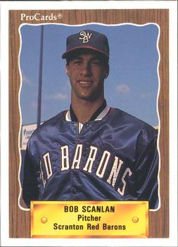 1990 ProCards #599 Bob Scanlan Front
