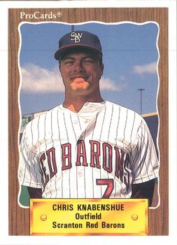 1990 ProCards #611 Chris Knabenshue Front