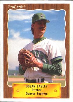 1990 ProCards #619 Logan Easley Front