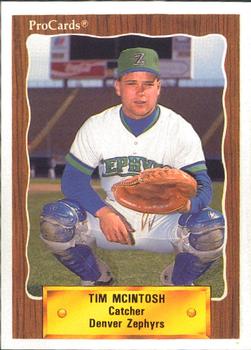 1990 ProCards #628 Tim McIntosh Front