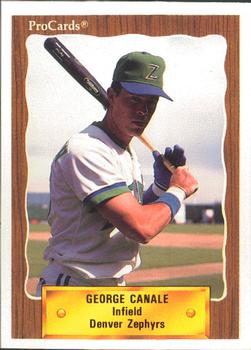 1990 ProCards #630 George Canale Front