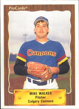 1990 ProCards #652 Mike Walker Front