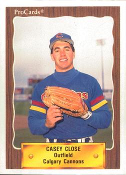 1990 ProCards #661 Casey Close Front