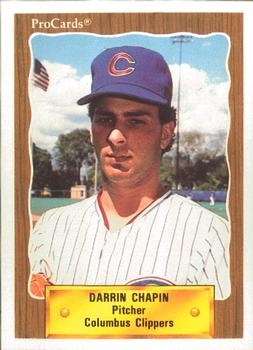 1990 ProCards #668 Darrin Chapin Front