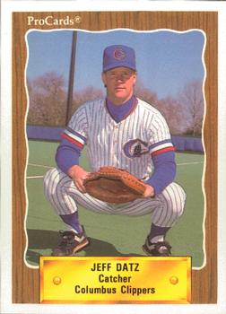 1990 ProCards #678 Jeff Datz Front