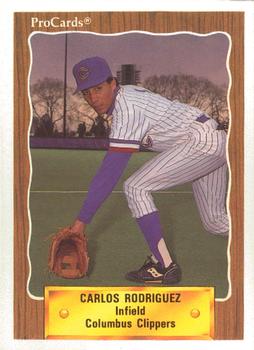 1990 ProCards #683 Carlos Rodriguez Front