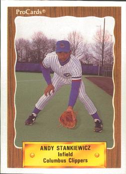 1990 ProCards #685 Andy Stankiewicz Front