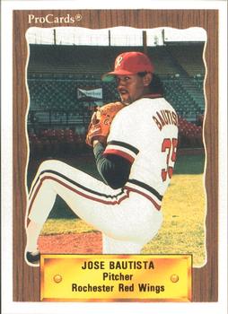 1990 ProCards #696 Jose Bautista Front