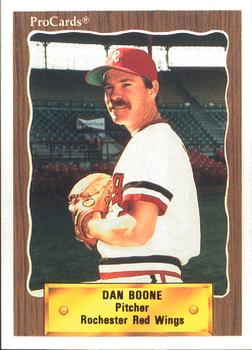 1990 ProCards #698 Dan Boone Front
