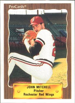 1990 ProCards #700 John Mitchell Front