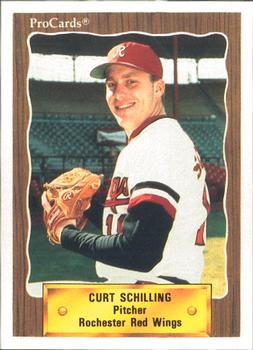 1990 ProCards #701 Curt Schilling Front