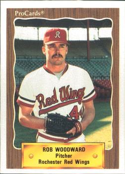 1990 ProCards #703 Rob Woodward Front