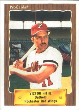 1990 ProCards #714 Victor Hithe Front