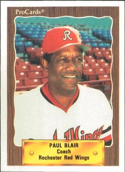 1990 ProCards #722 Paul Blair Front