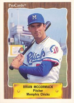 1990 ProCards #1009 Brian McCormack Front