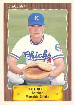 1990 ProCards #1011 Kyle Reese Front