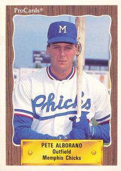 1990 ProCards #1020 Pete Alborano Front